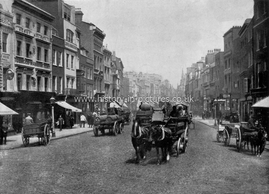 The High Street,  Borough, London. c.1890's.